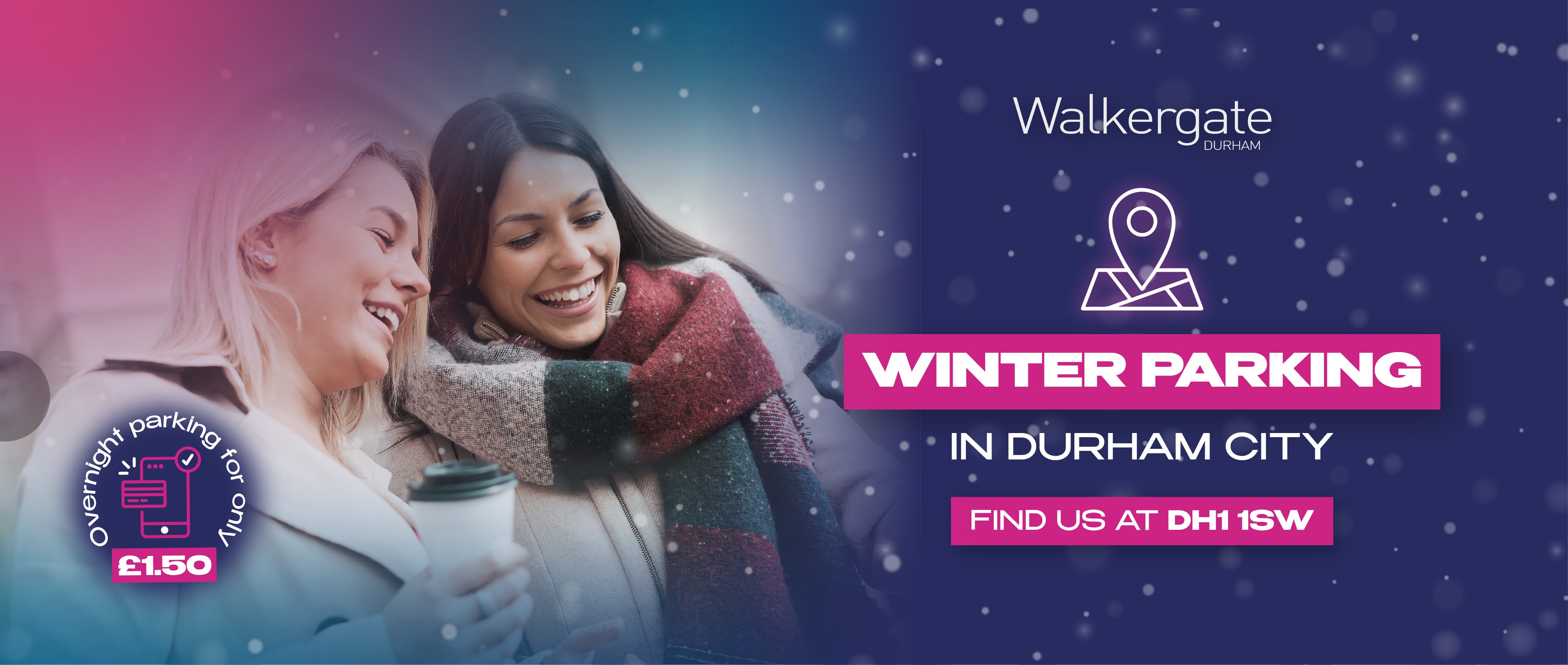 Winter Parking In Durham City Web Banner