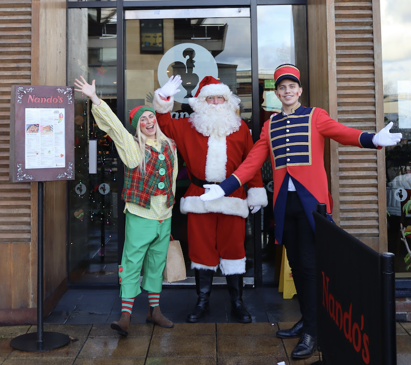 Outside Nandos at Walkergate