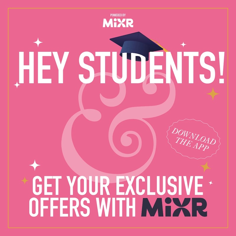 slug & lettuce 25% student offer