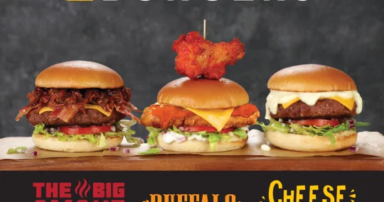 wetherspoons the bishops' mill gourmet burger range