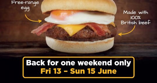 wetherspoons brunch burger father's day graphic