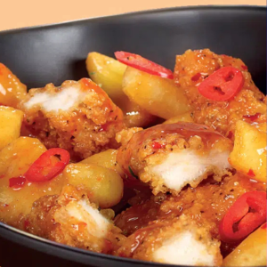 hot honey chicken bowl